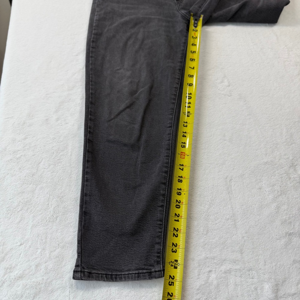 Levi Strauss High Waisted Mom Jean Womens 29 Black Good Tapered Leg‎ 26986-0015 - Picture 11 of 13